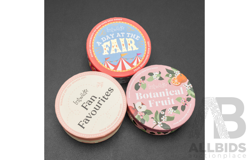 Erstwilder Brooches - Lot of 3