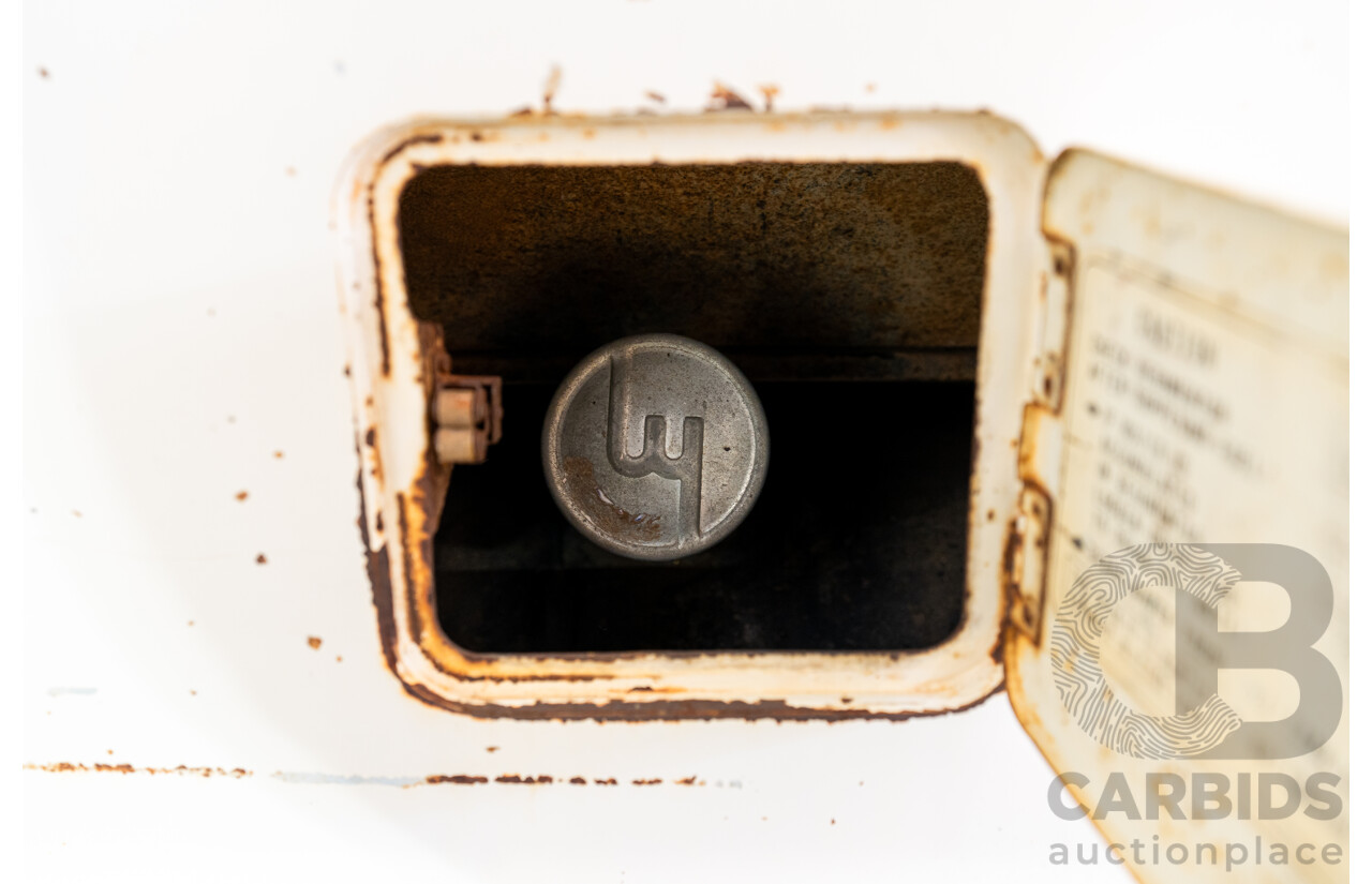 10/1980 Mazda Parkway 26 Diesel Light Bus TA3H4F 2d Bus White / Blue - Holden Red Motor Converted