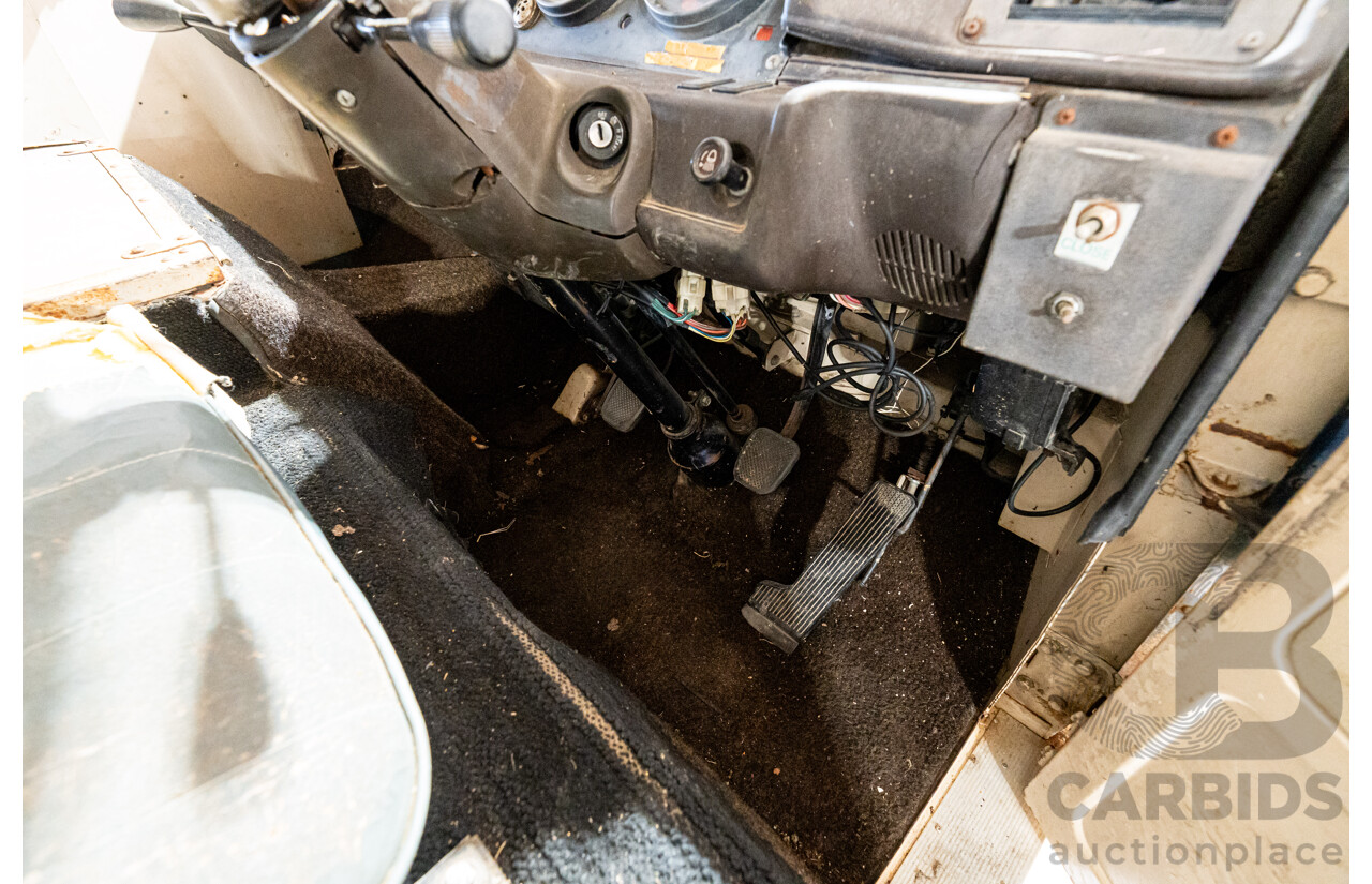 10/1980 Mazda Parkway 26 Diesel Light Bus TA3H4F 2d Bus White / Blue - Holden Red Motor Converted