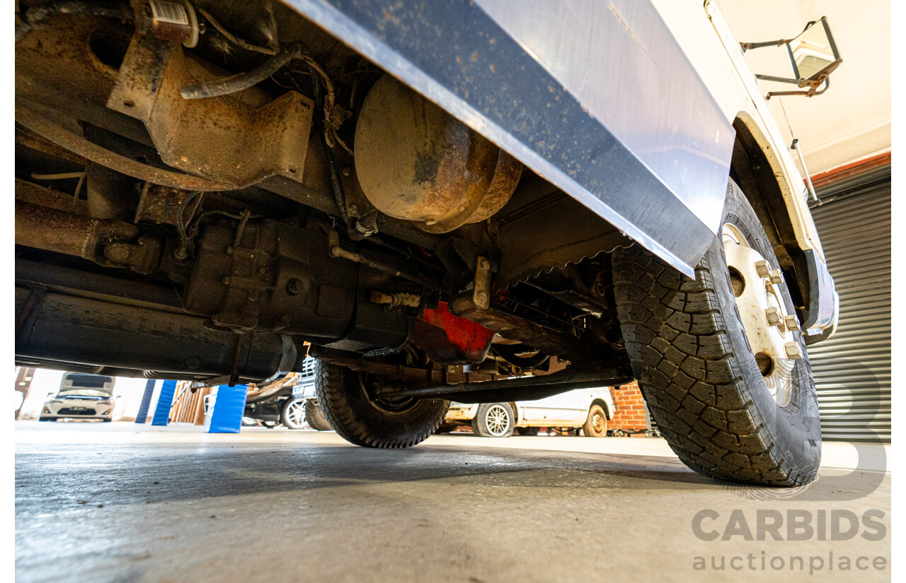 10/1980 Mazda Parkway 26 Diesel Light Bus TA3H4F 2d Bus White / Blue - Holden Red Motor Converted