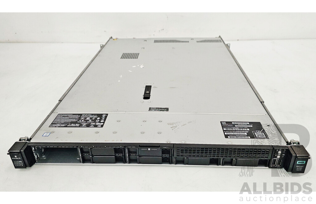 HPE ProLiant DL360 Gen10 Intel Xeon SILVER (4110) 2.10GHz-3.00GHz 8-Core CPU 1RU Server W/ 16GB DDR4