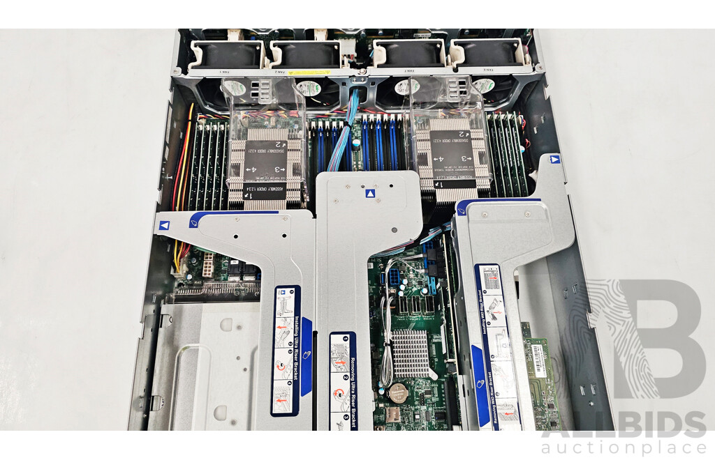 Nutanix (NXS2U1NL12G600) Dual Xeon GOLD (6148) 2.40GHz-3.70GHz 20-Core CPU 2RU Server W/ 384GB DDR4