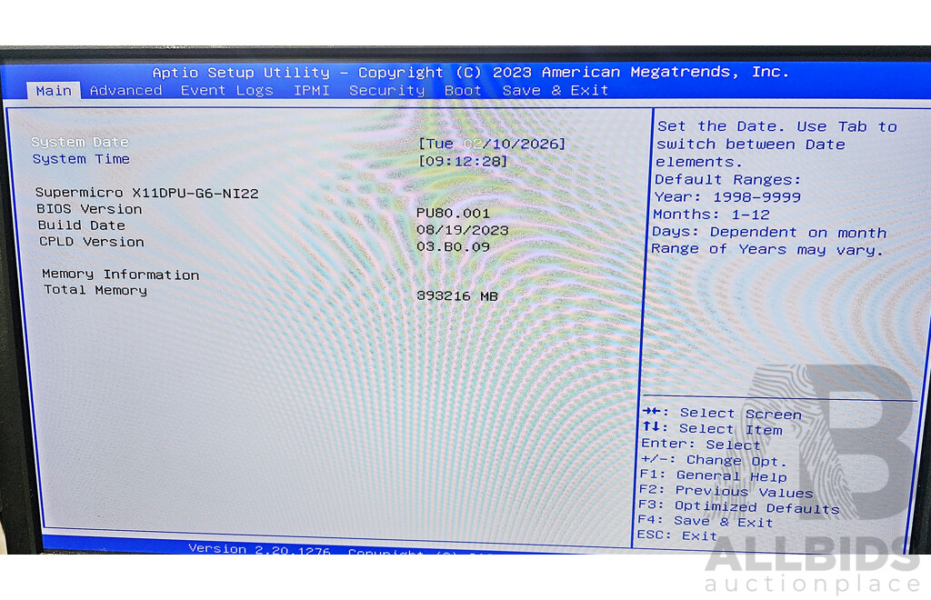 Nutanix (NXS2U1NL12G600) Dual Xeon GOLD (6148) 2.40GHz-3.70GHz 20-Core CPU 2RU Server W/ 384GB DDR4