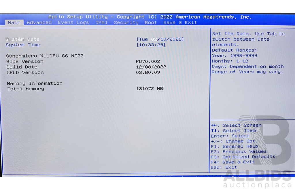 Nutanix (NXS2U1NL12G600) Dual Xeon GOLD (6154) 3.00GHz-3.70GHz 18-Core CPU 2RU Server W/ 128GB DDR4