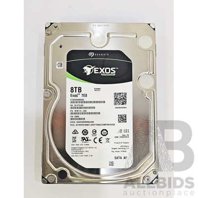 Seagate (ST8000NM0055) Exos 8TB SATA 3.5-Inch Hard Drive