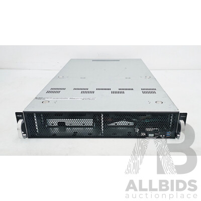 Asus (ESC4000 G4X) Dual Intel Xeon GOLD (5220R) 2.20GHz-4.00GHz 24-Core CPU 2RU Server W/ 384GB DDR4 & 3x Nvidia A100 80GB Tensor Core Graphics Cards