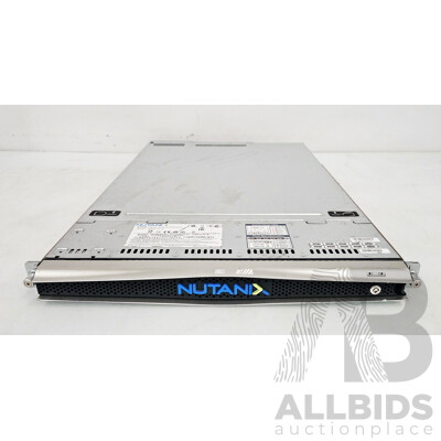Nutanix (NXS1U1NS10G610) Dual Intel Xeon GOLD (6148) 2.40GHz-3.70GHz 20-Core CPU 1RU Server W/ 384GB DDR4 RAM