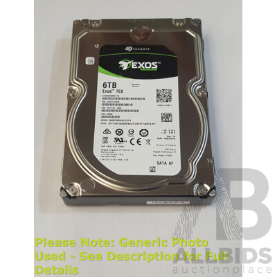 Seagate (ST6000NM0115) Exos 7E8 6TB SATA 3.5-Inch Hard Drive