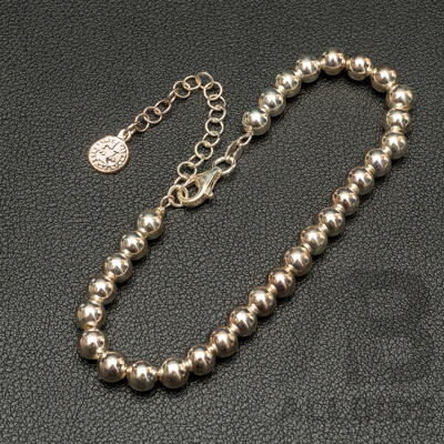 NEW - Torini Sterling Silver Ball Bracelet, Made in Italy, 20.5+5cm with Extender Chain, 6.47 Grams