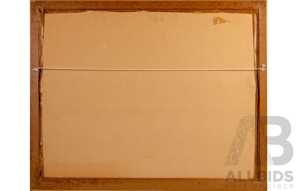 Marilyn Simandle, (20th Century, American), Flower Market, Reproduction Print after Original Watercolour, 70 x 86 cm (frame)