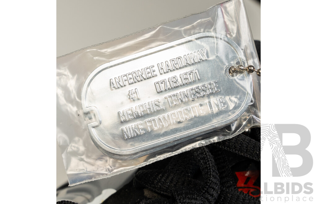 Pair of Nike Air Foamposite One PRM Fighter Jets in Original Box, 201