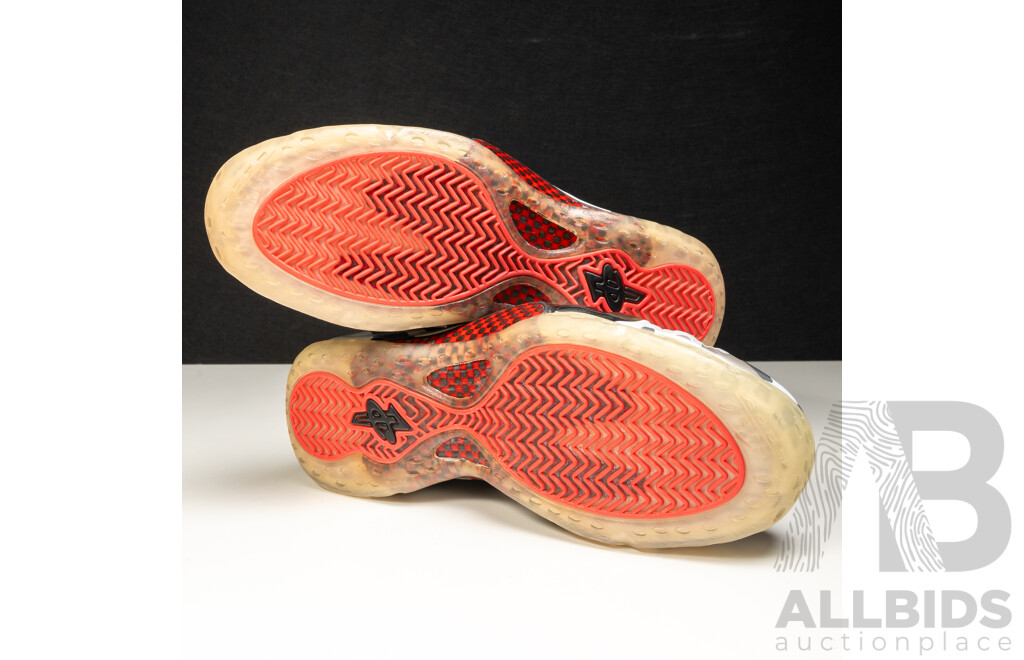 Pair of Nike Air Foamposite One PRM Fighter Jets in Original Box, 201