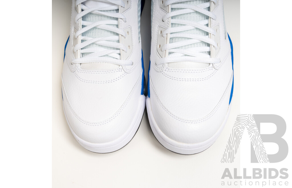 Pair of Nike Air Jordan 5 Retro Laney, 2013