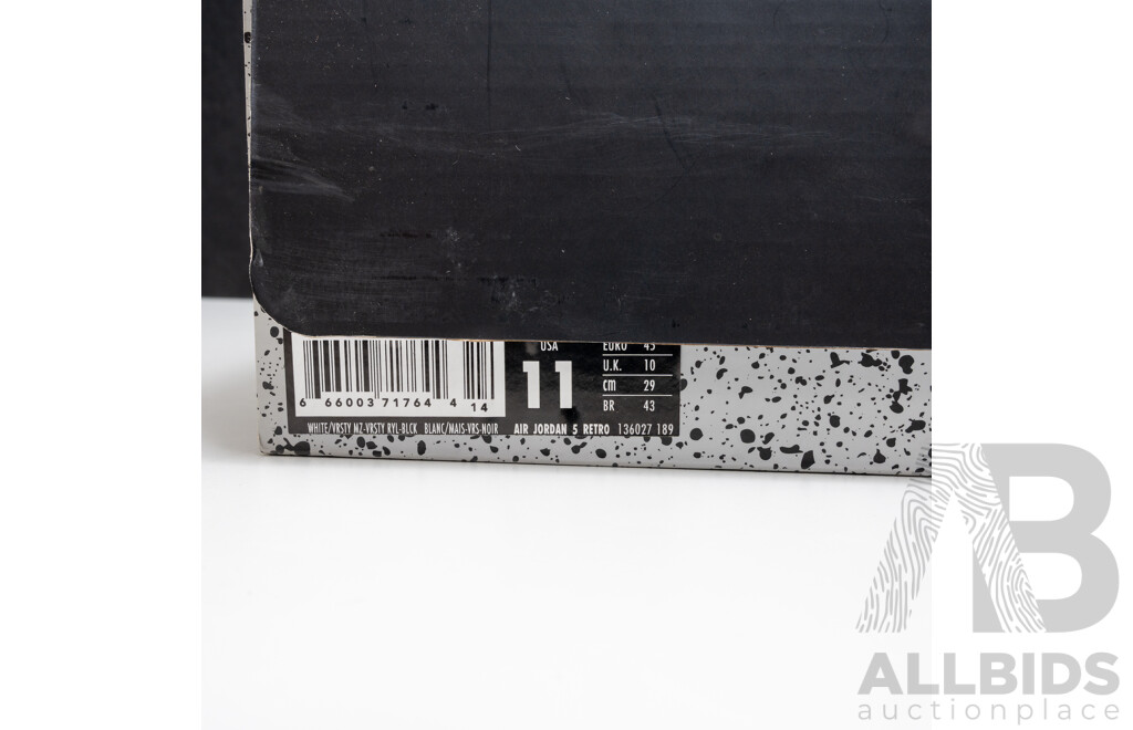 Pair of Nike Air Jordan 5 Retro Laney, 2013