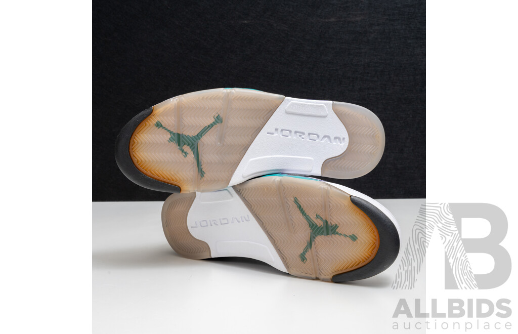 Pair of Nike Air Jordan 5 Retro Grape, 2012