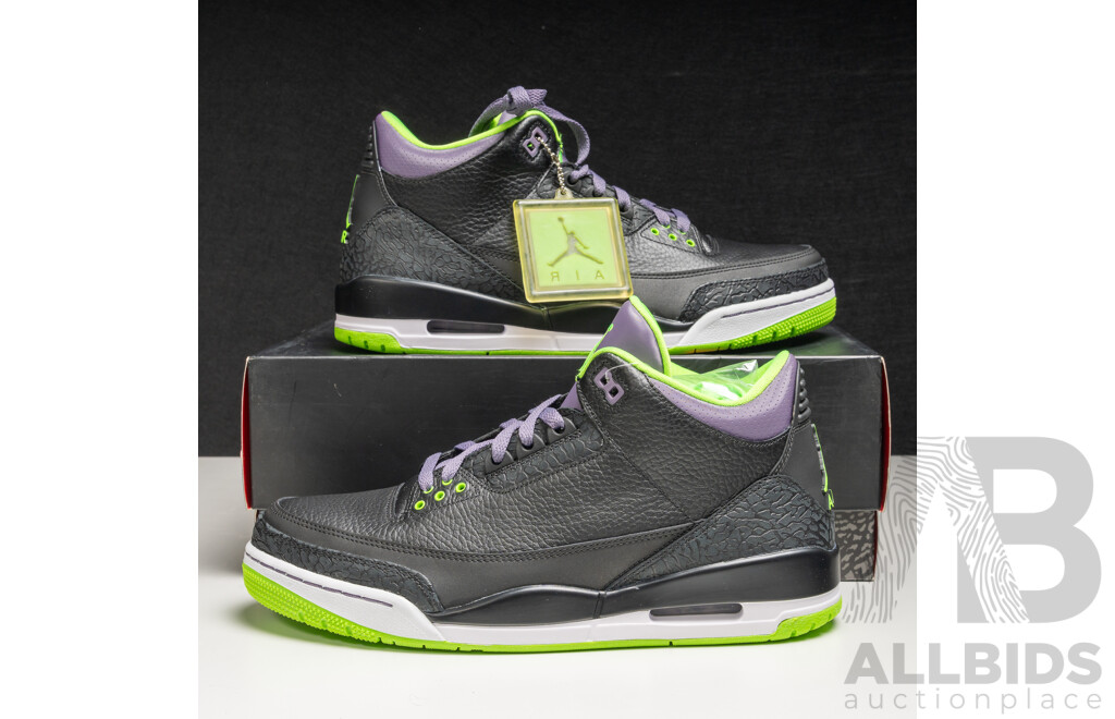 Boxed Air Jordan 3Retro Joker. 2012