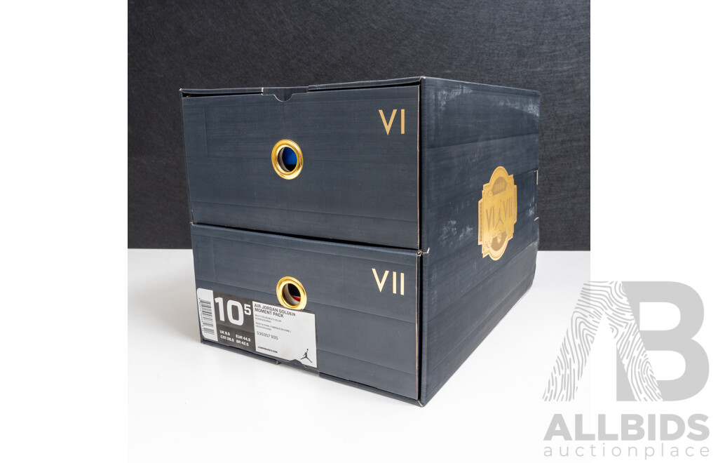 Boxed Air Jordan Golden Moment Pack, 2012