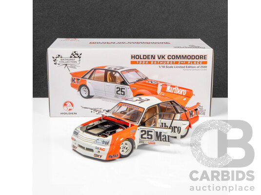 1661954 · Classic Carlectables 1984 Holden VK Commodore Bathurst 2nd Place HDT #25 1934/2500 1:18 Scale Model Car