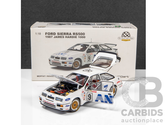 1660367 · AUTOart 1987 Ford Sierra RS500 James Hardie 1000 Moffat / Rouse / Tassin ANZ #9 1:18 Scale Model Car