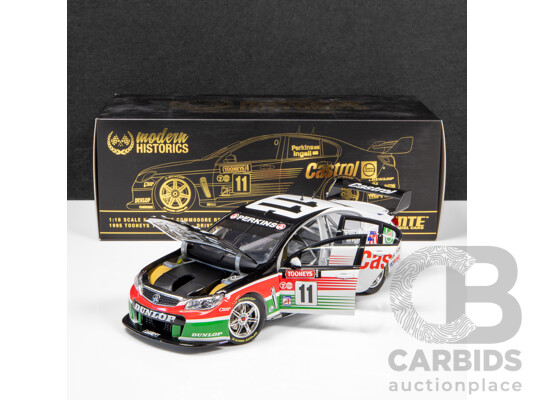 1660363 · Biante Modern Historics Holden VF Commodore 1995 Tooheys 1000 Winner Retrospective Livery Perkins/Ingall #11 131/1002 1:18 Scale Model Car - Double Signed COA
