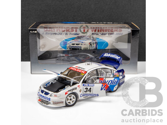 1660350 · AUTOart 2000 Holden VT Commodore Bathurst Winner Bargwanna/Tander Valvoline Cummins #34 2592/4200 1:18 Scale Model Car