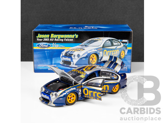 Classic Carlectables 2003 Ford AU Falcon V8 Supercar Larkham Motorsport Bargwanna #20 1:18 Scale Model Car