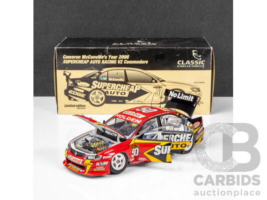 Classic Carlectables 2006 Holden VZ Commodore V8 Supercar Supercheap Auto McConville #50 1:18 Scale Model Car