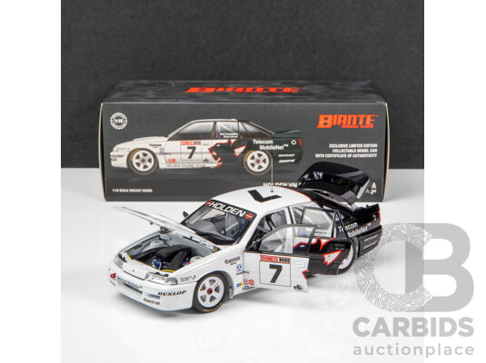 Biante 1991 Holden VN Commodore SS Group a HRT Telecom Jones / Crompton #7 1:18 Scale Model Car - Signed COA
