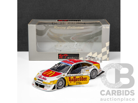 UT Models 1996 Opel Calibra Rosberg McDonalds #44 FIA ITC Series Stuck 1:18 Scale Model Car