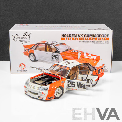 Classic Carlectables 1984 Holden VK Commodore Bathurst 2nd Place HDT #25 1934/2500 1:18 Scale Model Car
