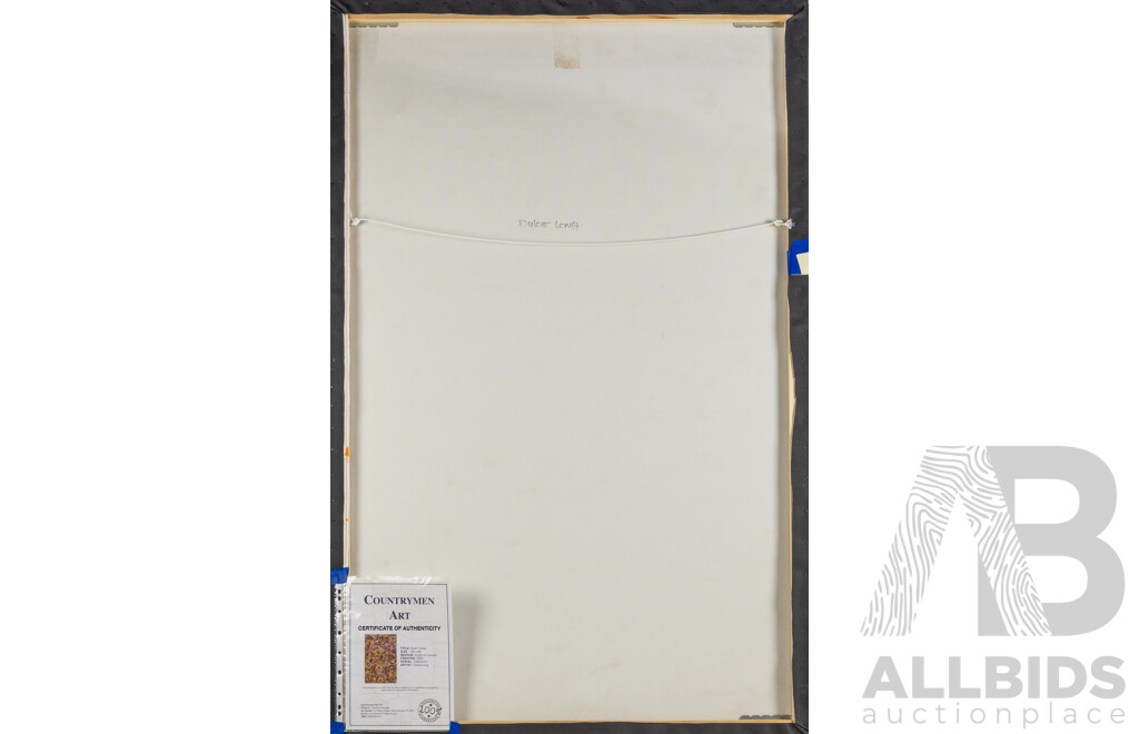 Dulcie Long (20th Century, Indigenous-Australian, 1979-), Bush Tucker (2023), Wonderful Original Acrylic on Canvas, 147 x 95 cm