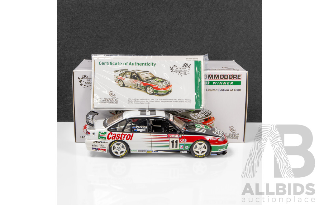 Classic Carlectables 1995 Holden VR Commodore Bathurst Winner Perkins / Ingall Castrol #11 131/1002 1:18 Scale Model Car