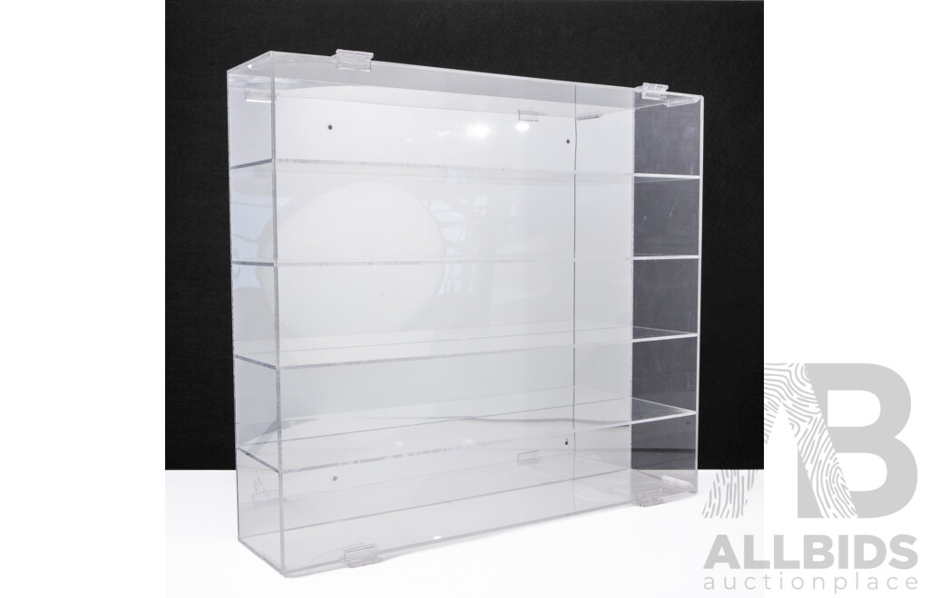 Clear Five Tier Acrylic Display Case