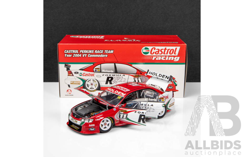Classic Carlectables 2004 Holden VY Commodore V8 Supercar Castrol Perkins Steven Richards #11 1:18 Scale Model Car