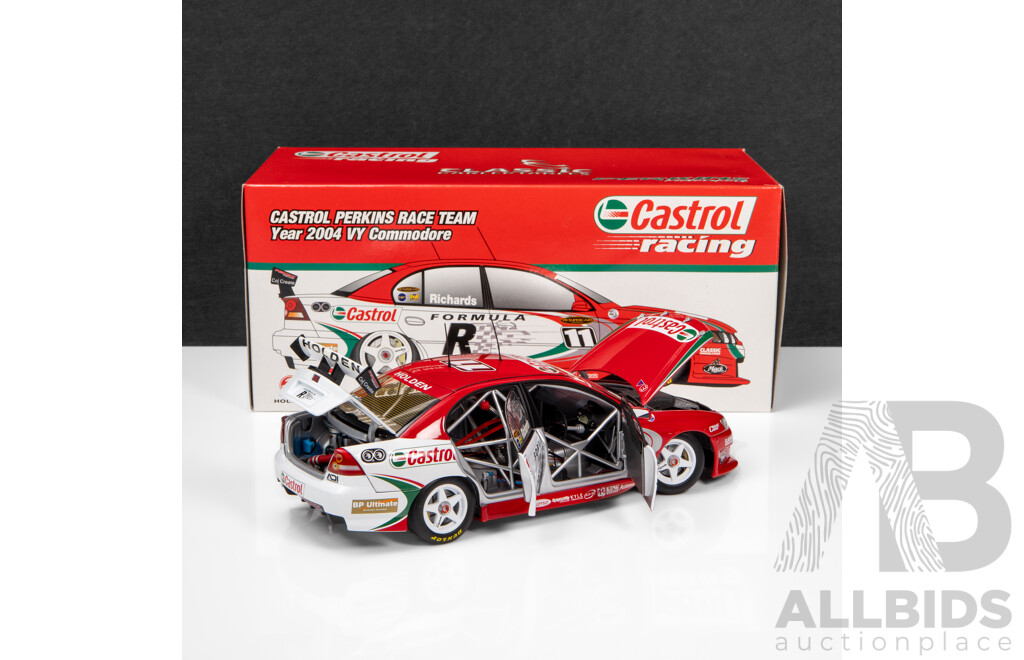 Classic Carlectables 2004 Holden VY Commodore V8 Supercar Castrol Perkins Steven Richards #11 1:18 Scale Model Car