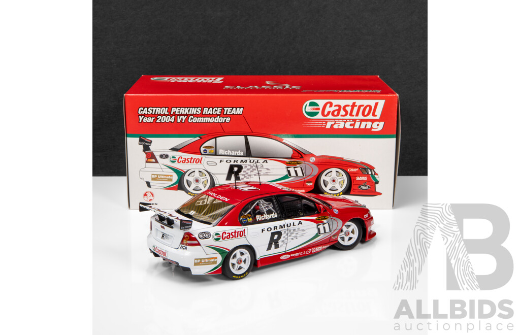 Classic Carlectables 2004 Holden VY Commodore V8 Supercar Castrol Perkins Steven Richards #11 1:18 Scale Model Car