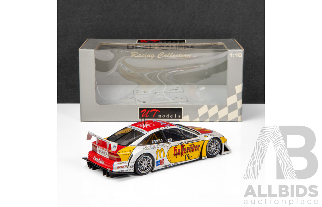 UT Models 1996 Opel Calibra Rosberg McDonalds #44 FIA ITC Series Stuck 1:18 Scale Model Car
