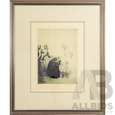 Norman Lindsay, (19/20th Century, Australian, 1879-1969), Decoy, Lovely Editioned Facsimile Print After 1924 Original, 68 x 57 cm (frame)