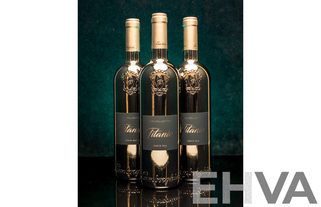 Lamborghini Luxe Titanio Cabernet Sauvignon Sangiovese 750ml - Lot of Three Bottles - RRP $597