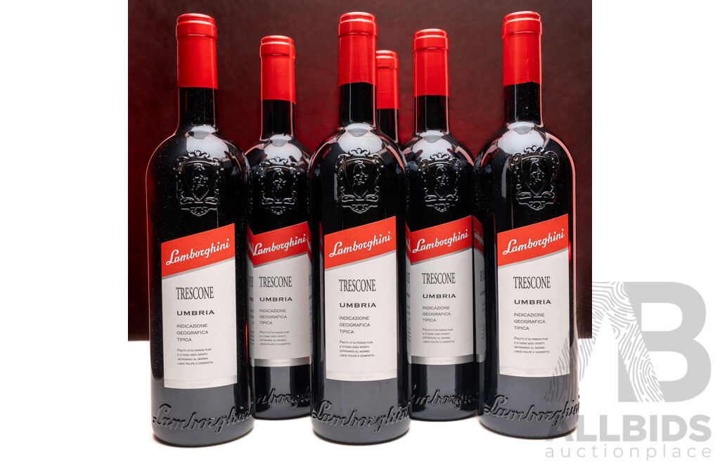 Lamborghini Trescone Cabernet Merlot Sangiovese 750ml - Case of 6 Bottles - Total RRP $948
