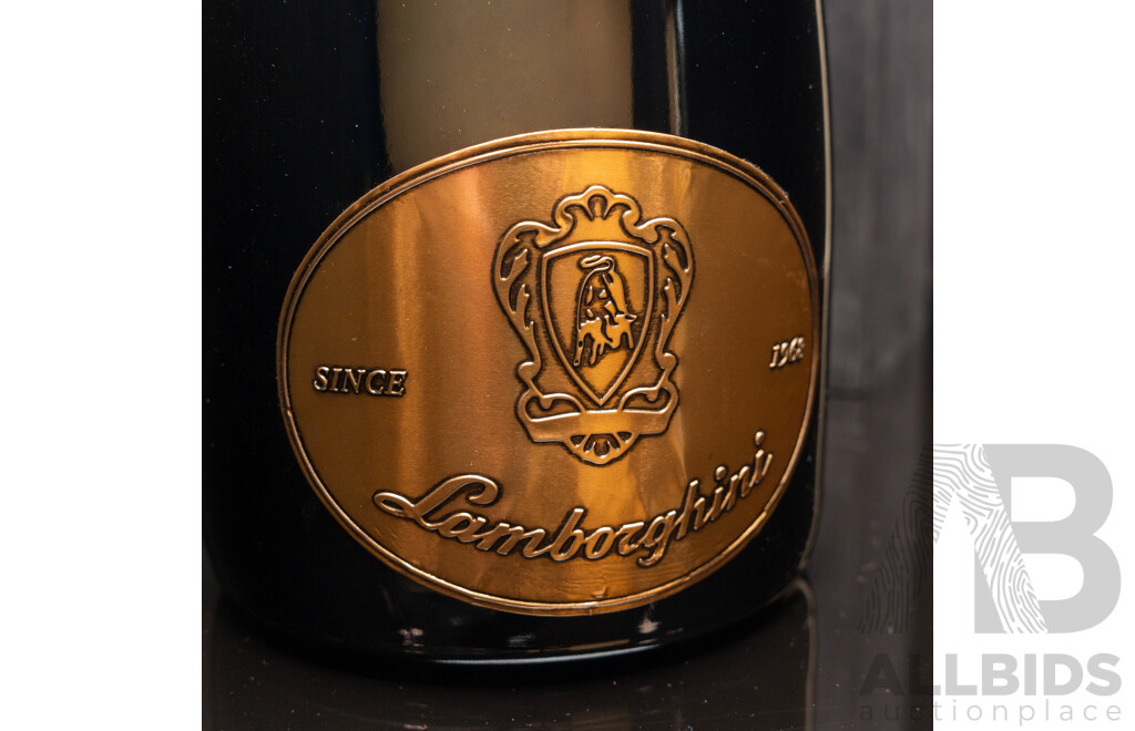 Jeroboam Lamborghini The Legend Metodo Classico Vintage Organic Sparkling Pinot Noir - 3L Bottle in Wooden Box - RRP $1,500