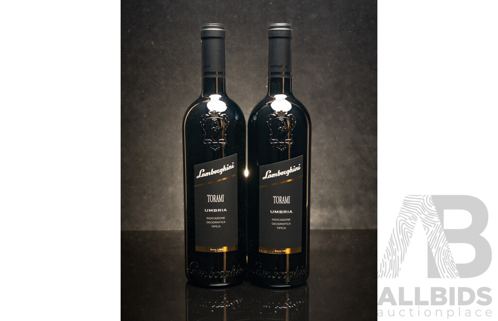 1661612 · Lamborghini Torami Cabernet Sauvignon Sangiovese 750ml - Lot of Two Bottles - RRP $356