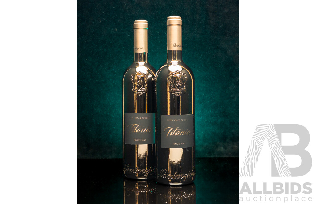 Lamborghini Luxe Titanio Cabernet Sauvignon Sangiovese 750ml - Lot of Two Bottles - RRP $398