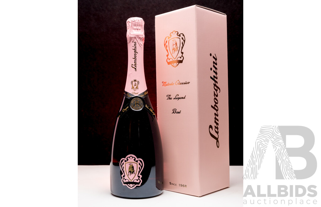 Lamborghini The Legend Rose Metodo Classico Vintage Organic Sparkling Pinot Noir 750ml - RRP $289
