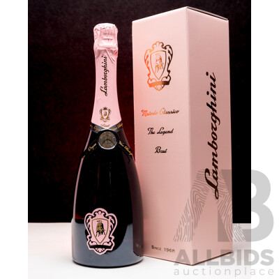 Lamborghini The Legend Rose Metodo Classico Vintage Organic Sparkling Pinot Noir 750ml - RRP $289