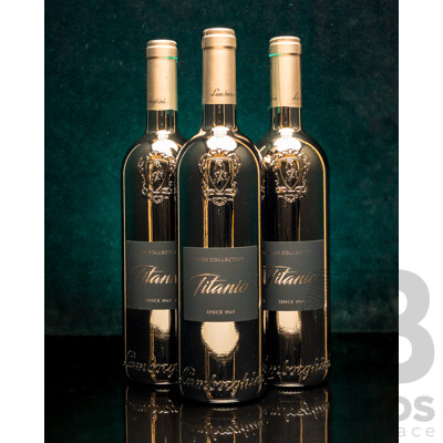 Lamborghini Luxe Titanio Cabernet Sauvignon Sangiovese 750ml - Lot of Three Bottles - RRP $597
