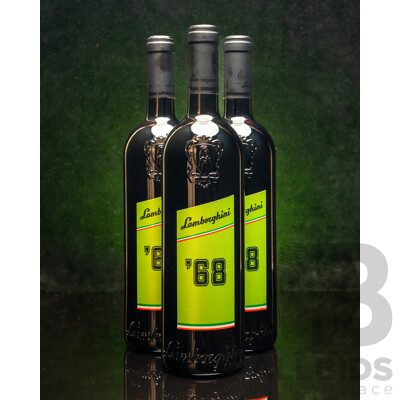 Lamborghini 68 Umbria Cabernet Sauvignon Merlot Sangiovese 750ml - Lot of Three Bottles - RRP $504