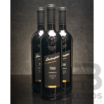 Lamborghini Torami Cabernet Sauvignon Sangiovese 750ml - Lot of Three Bottles - RRP $534