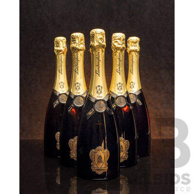 Lamborghini The Legend Metodo Classico Vintage Organic Sparkling Pinot Noir 750ml - Case of Six Bottles - Total RRP $1,734