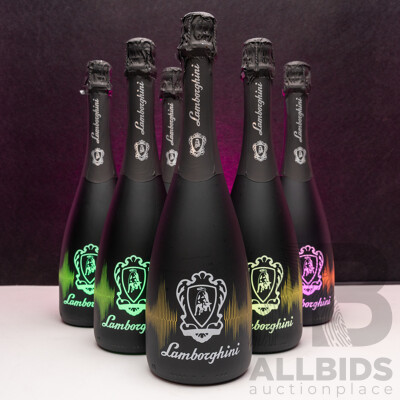 Lamborghini DJ Luminoso Pinot Noir Chardonnay Brut NV 750ml - Case of 6 Bottles - Total RRP $1734